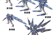 【画像】ガンダム、形態が変わるにつれてごちゃごちゃになる